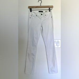 Level 99 Janice Skinny White Jean